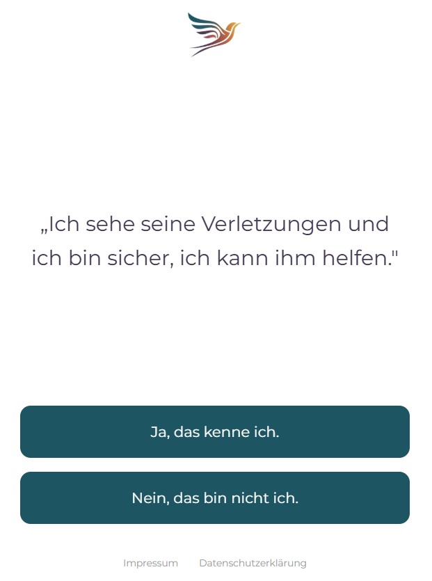 Eine Frage aus dem Selbsttest